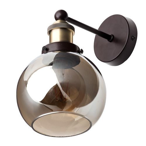 Carter Industrial Style Wall Light, Bronze