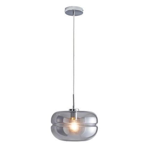 Joel 1 Light Ceiling Pendant, Smoke