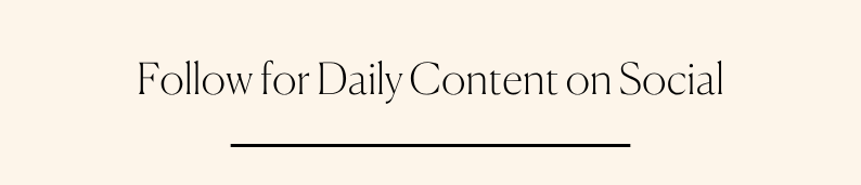 Follow for Daily Content on Social 