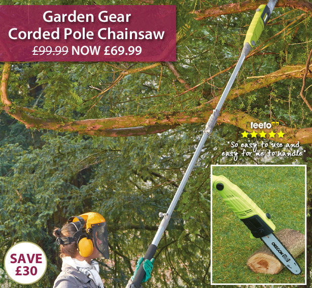 Garden Gear Corded Pole Chainsaw