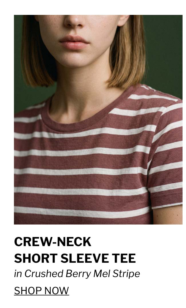 Crew-Neck Short Sleeve Tee