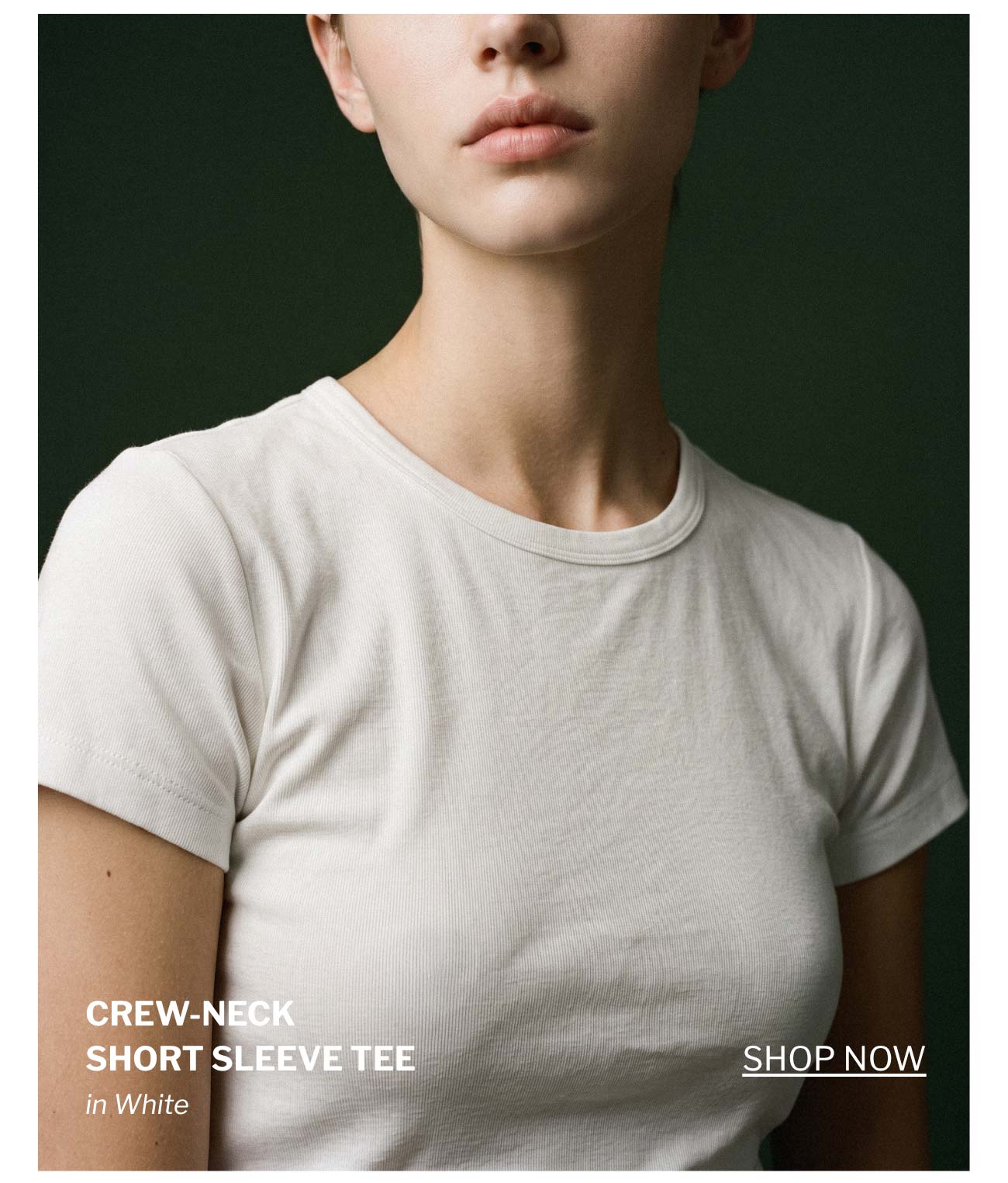 Crew-Neck Short Sleeve Tee