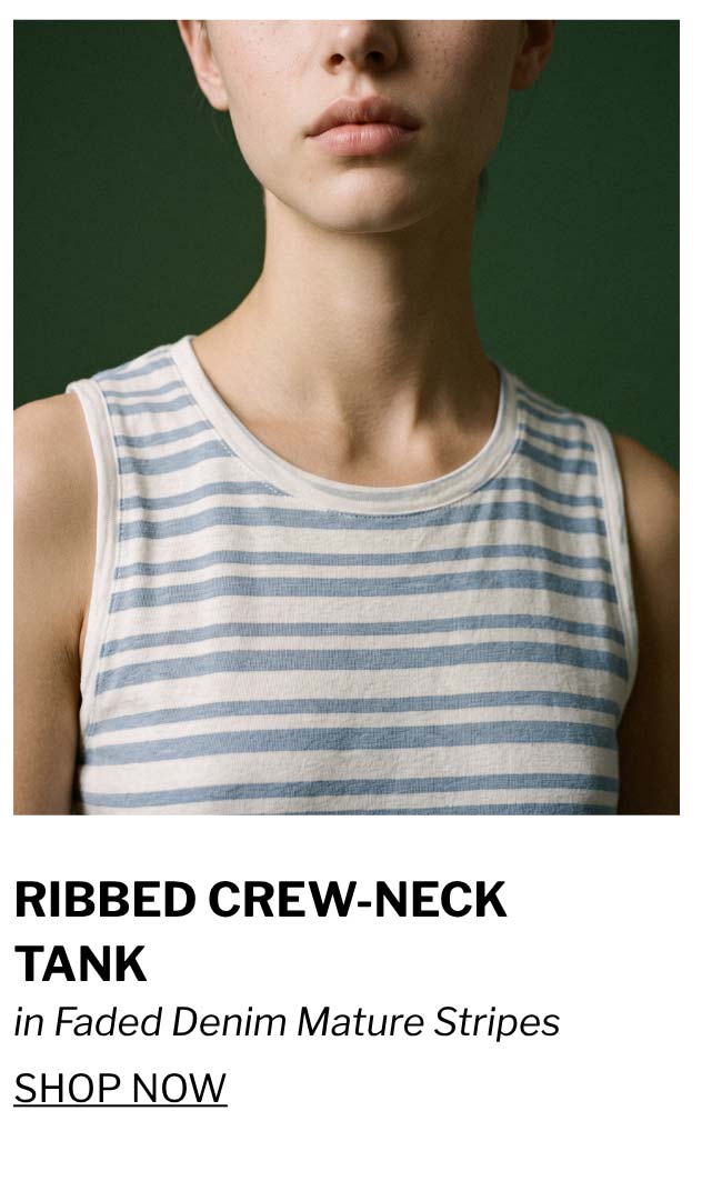 Ribbed Crew-Neck Tank