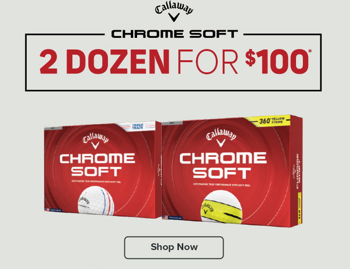 Callaway Chrome Soft - Red Box - 2 For $100