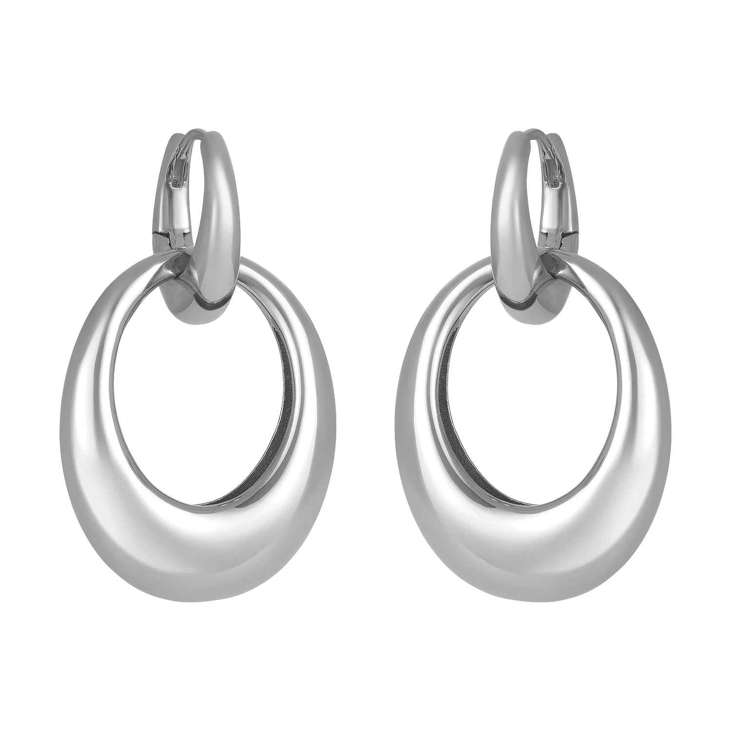 Image of PETRA HOOPS SILVER
