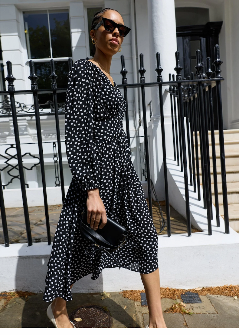 Daryl Printed Midi Dress