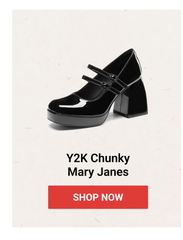 Chunky Mary Janes