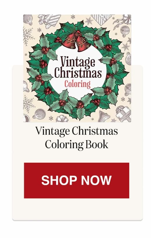 Vintage Christmas Coloring Book [Click here to Shop Now]