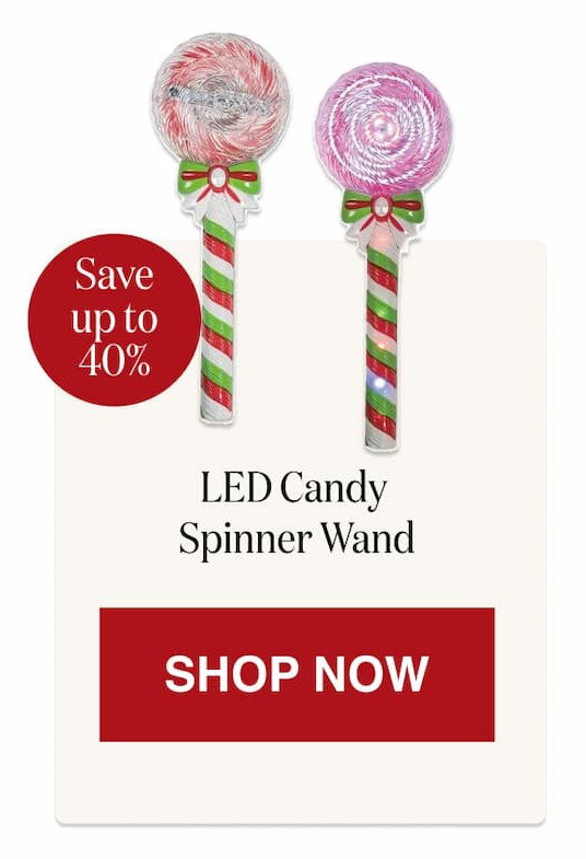 LED Candy Spinner Wand [Click here to Shop Now]
