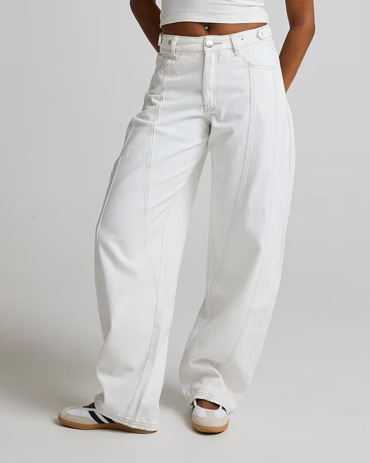 Forena Womens Bowie Barrel Jean