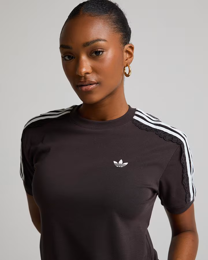 adidas Originals Womens Lace 3-Stripe T-Shirt
