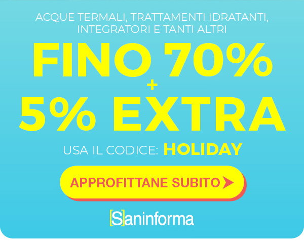 Codice HOLIDAY: -5% Extra sui prodotti selezionati