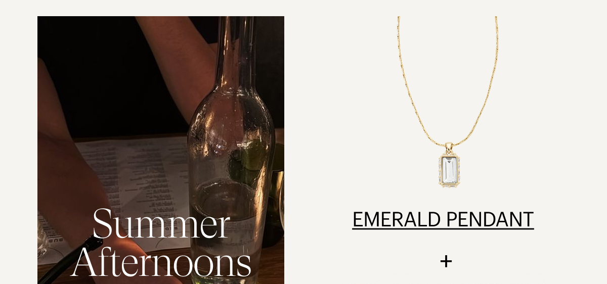 Emerald Pendant