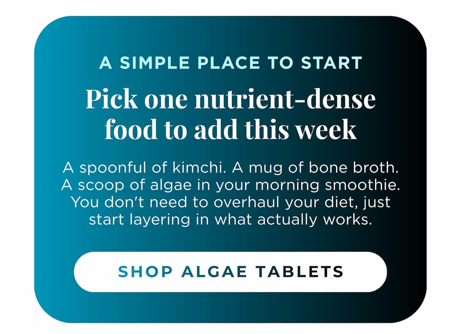 SHOP ALGAE TABLETS