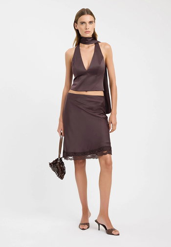 Palermo Lace Midi Skirt