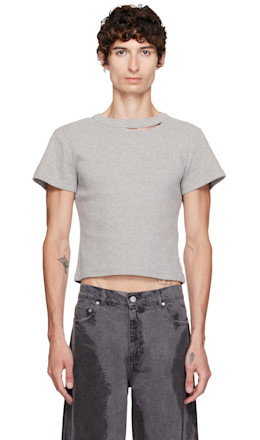 Gray Cut-Out T-shirt - CAMPERLAB