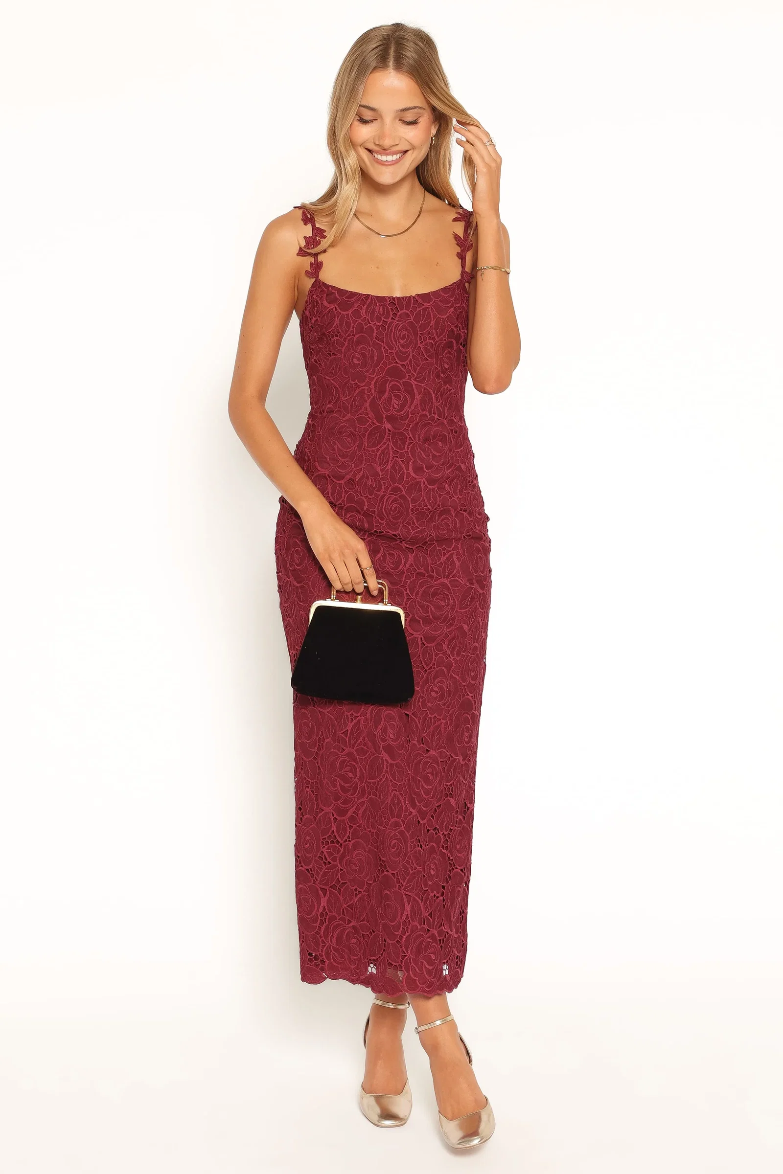 Image of Rosana Maxi Dress - Cherry
