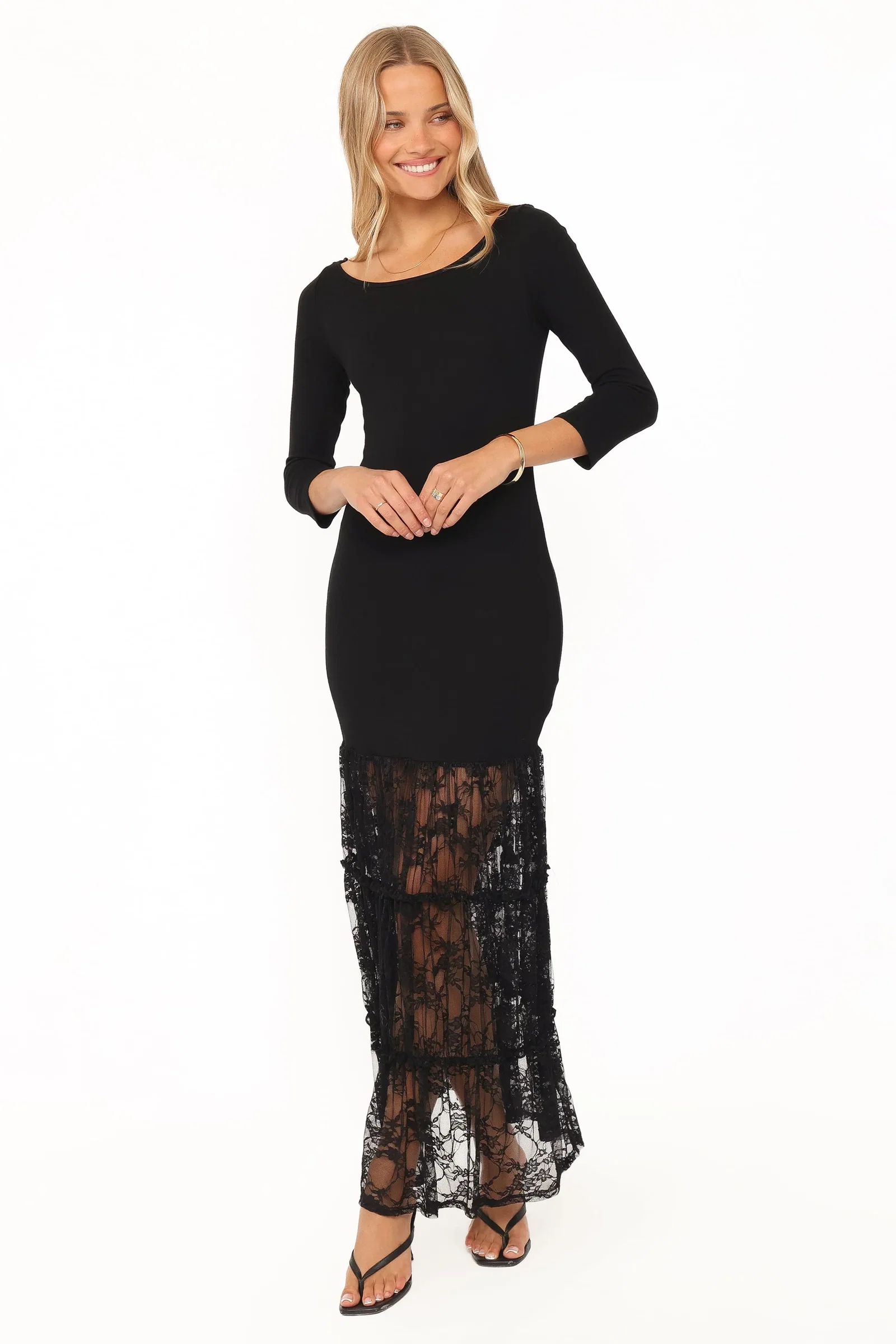 Image of Ladonna Long Sleeve Maxi Dress - Black