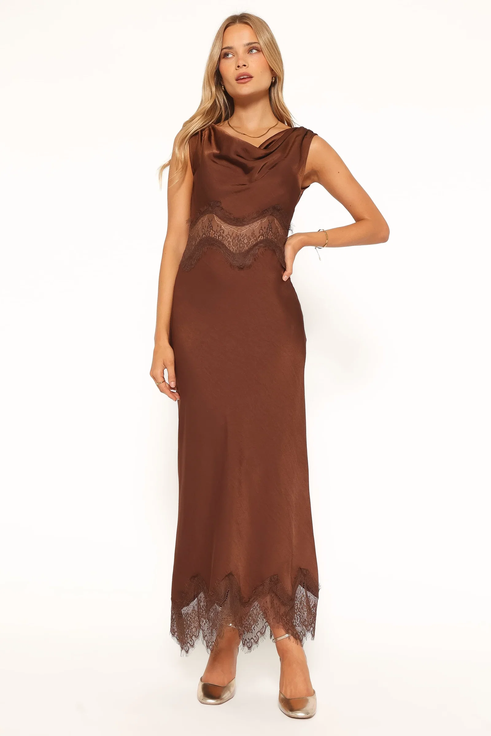 Image of Belmont Midi Dress - Brown