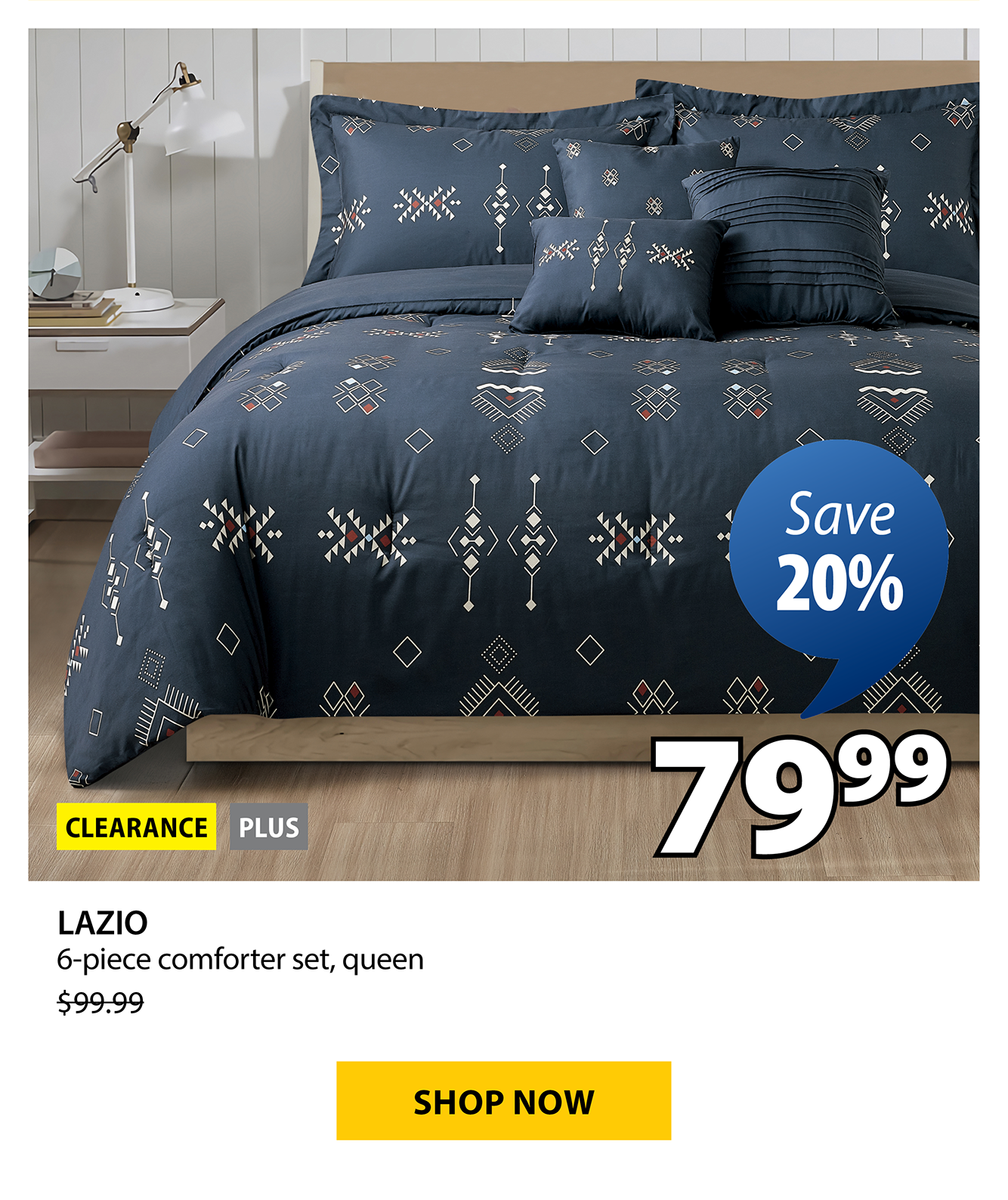 LAZIO 6-piece comforter set | Save 20%