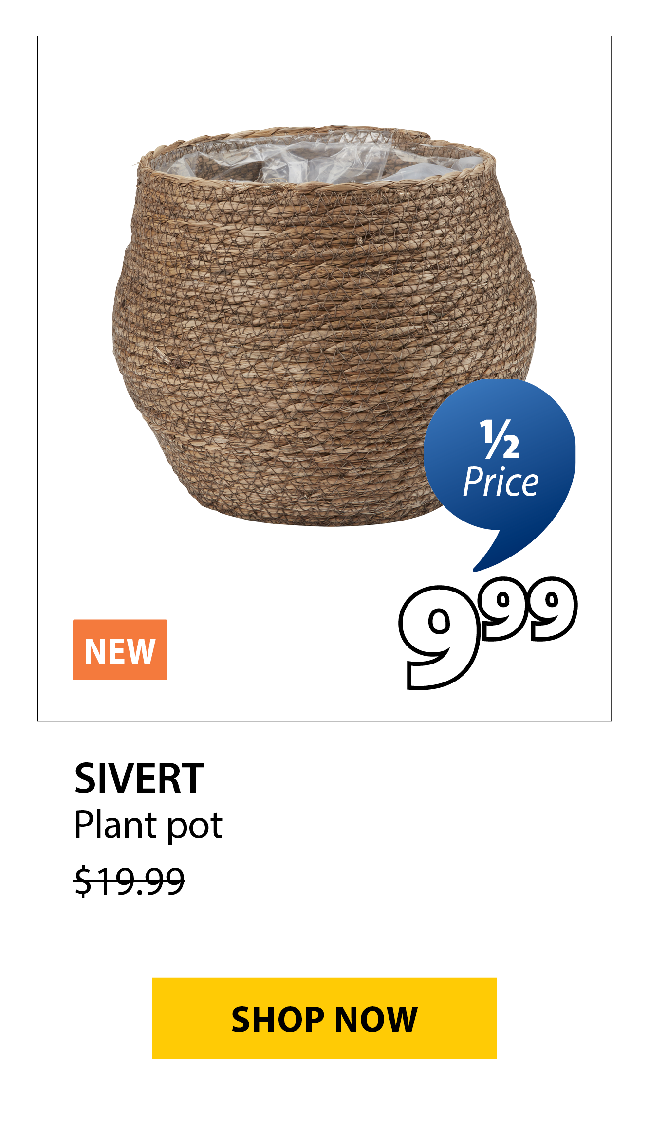 SIVERT Plant pot | 1/2 Price