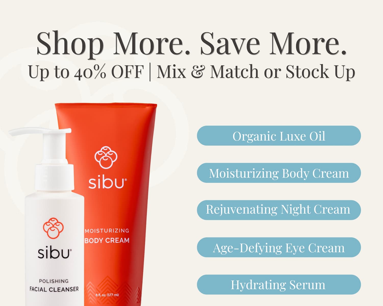 up to 40% off