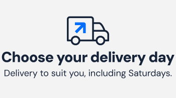 Choose your delivery day - delivery to suit you, including saturdays
