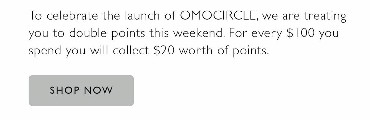 Shop Double Points