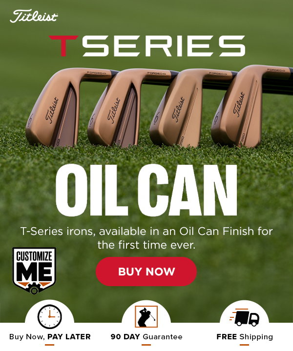 All-NEW LIMITED EDITION Titleist T-Series Oil Can Irons - Preorder NOW!