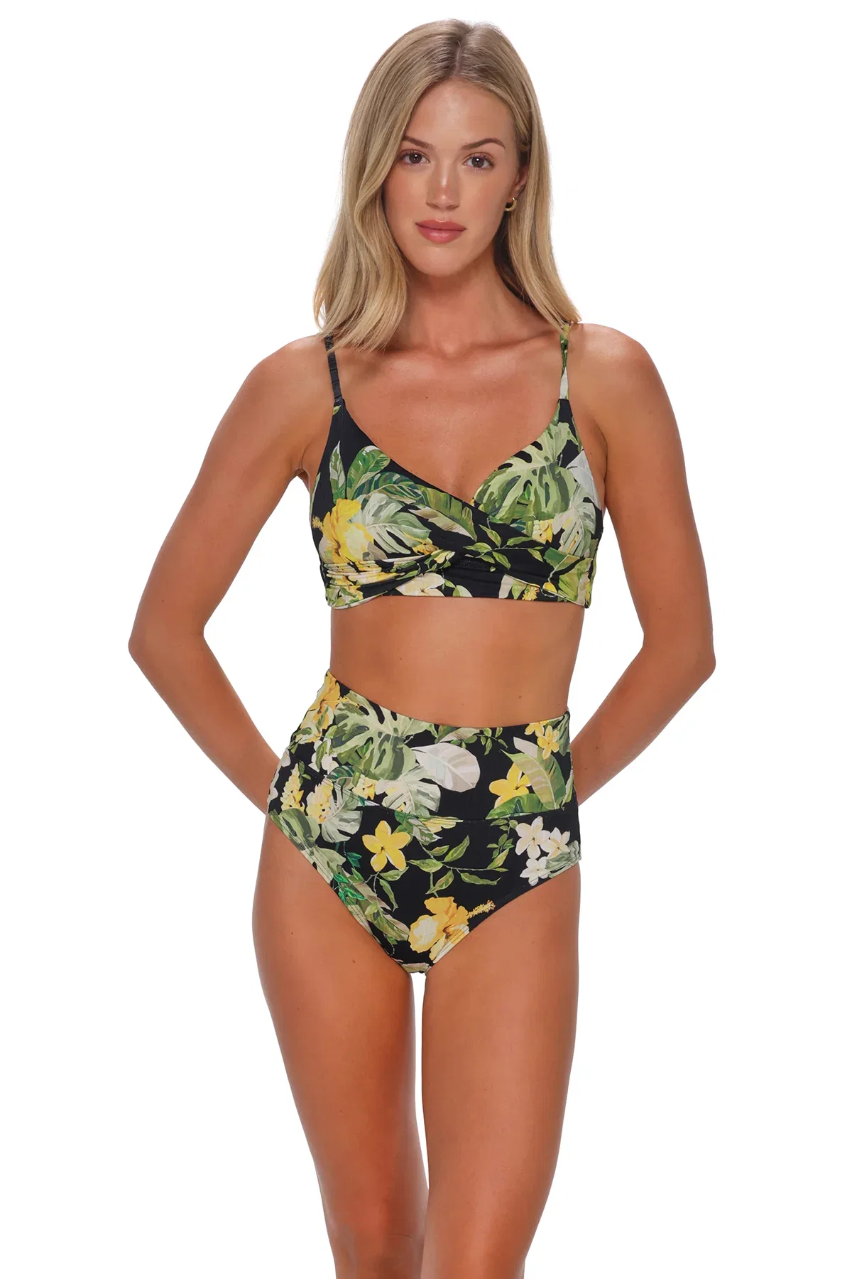 Image of Sunsets Night Bloom Lyla Bralette Top