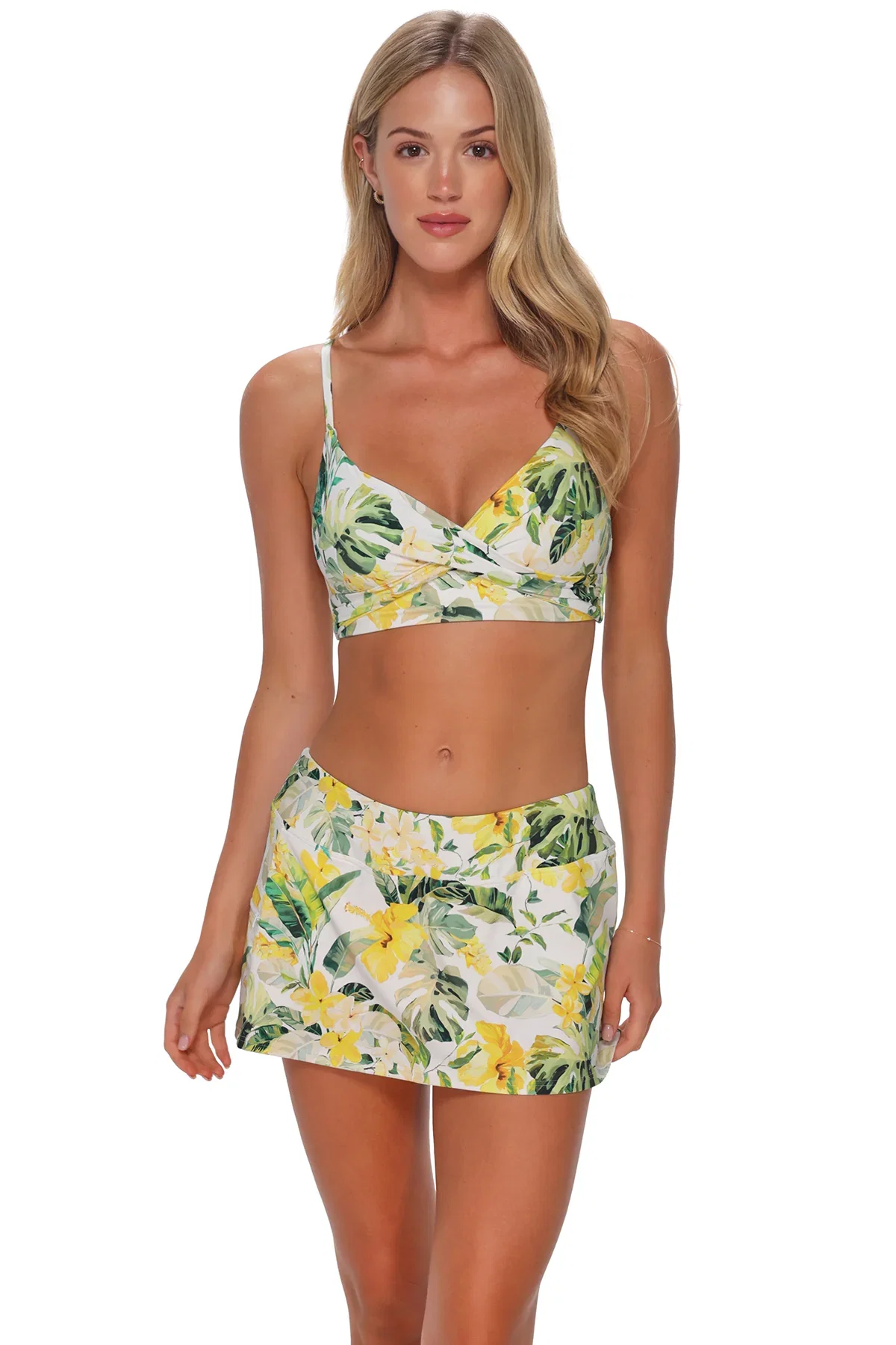Image of Sunsets Isla Soleil Crepe Lyla Bralette Top
