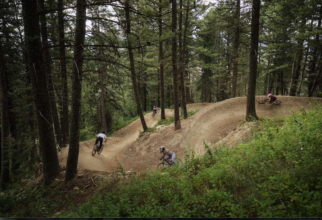Bikers on JHMR bike park