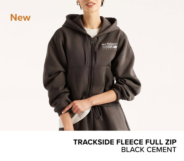 Trackside Fleece Full Zip BLACK CEMENT
