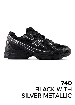 740 BLACK with SILVER METALLIC