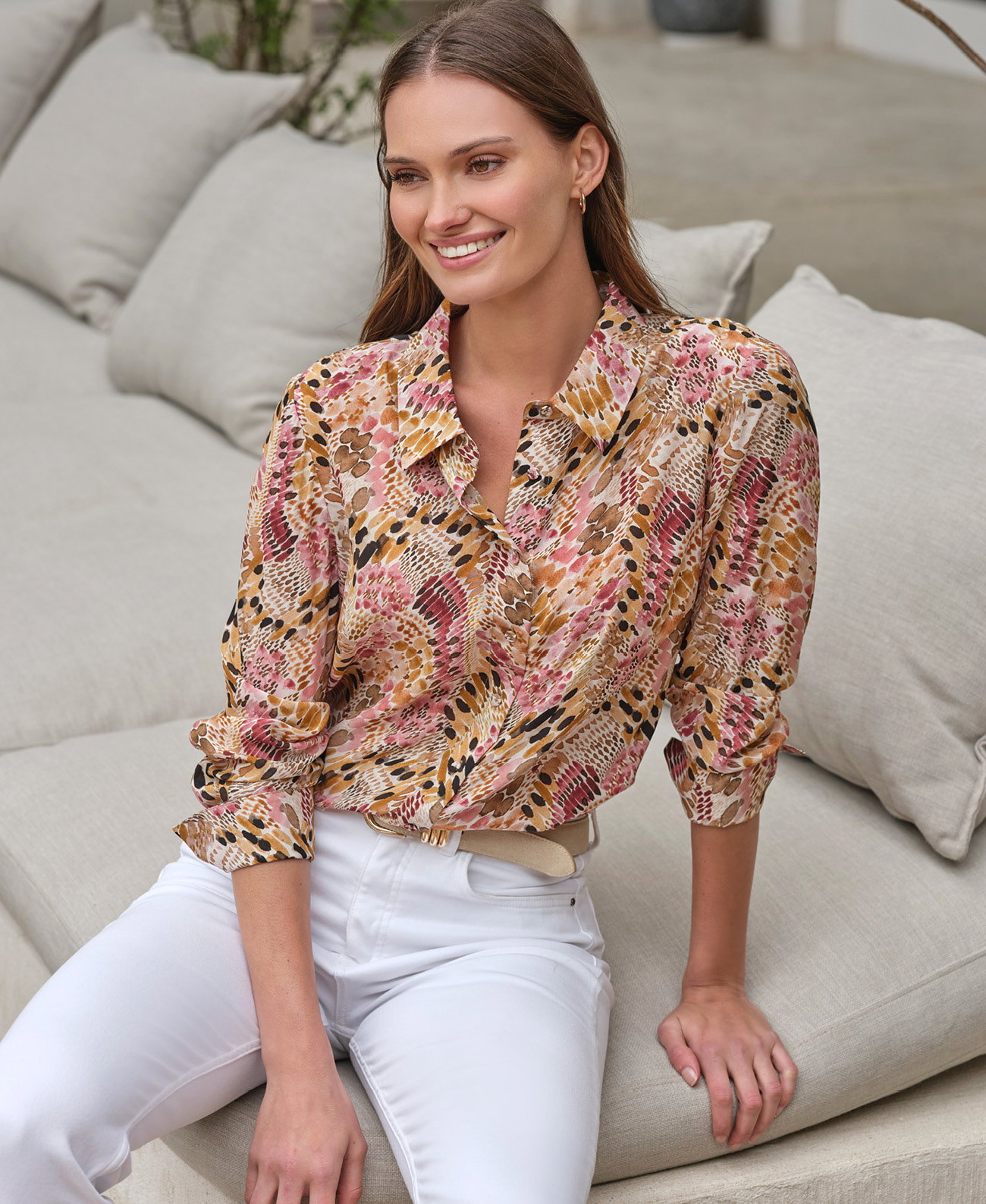 Pure Washed Silk Shirt