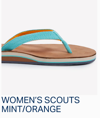Women's Scouts Mints/Orange