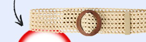 Mimi Woven Belt - 60% Off Now £10