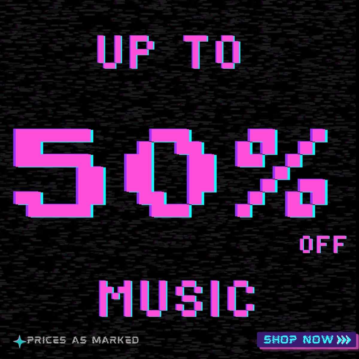 Up to 50% Off Music