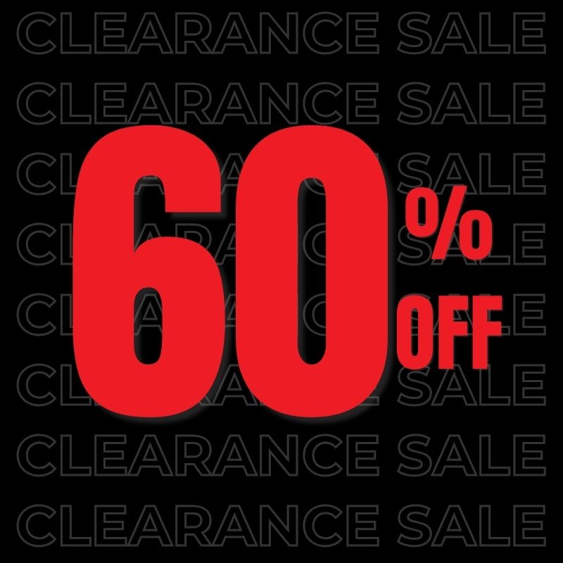 60% Off Clearance