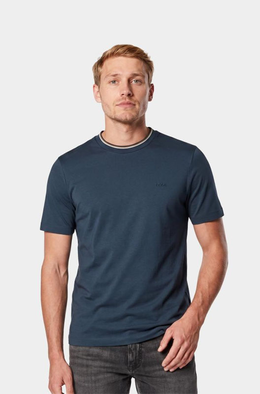 Boss-black-T-shirt-blauw