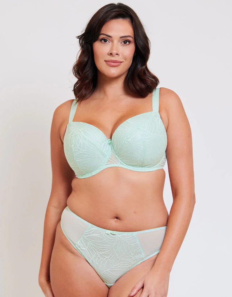 Flirtelle Isla Padded Balcony Bra Pale Mint
