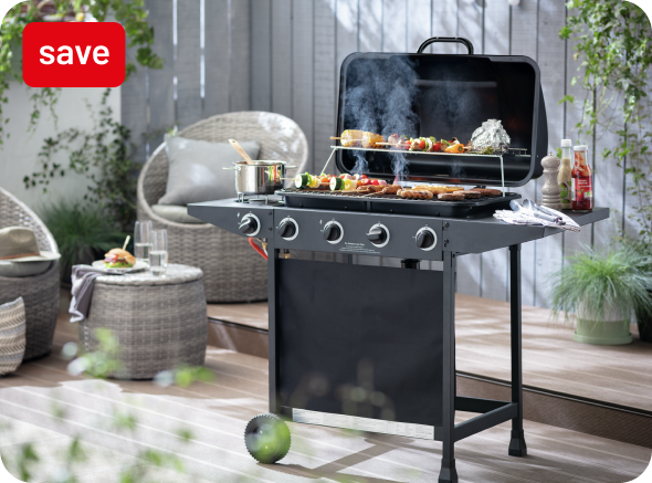 on selected garden furniture & BBQs