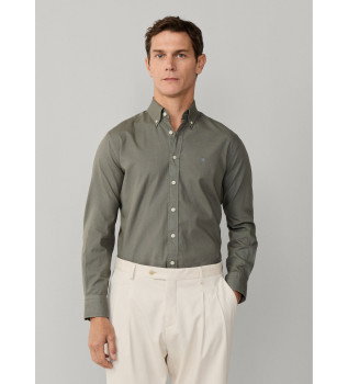 tailored-fit-oxford-shirt-green