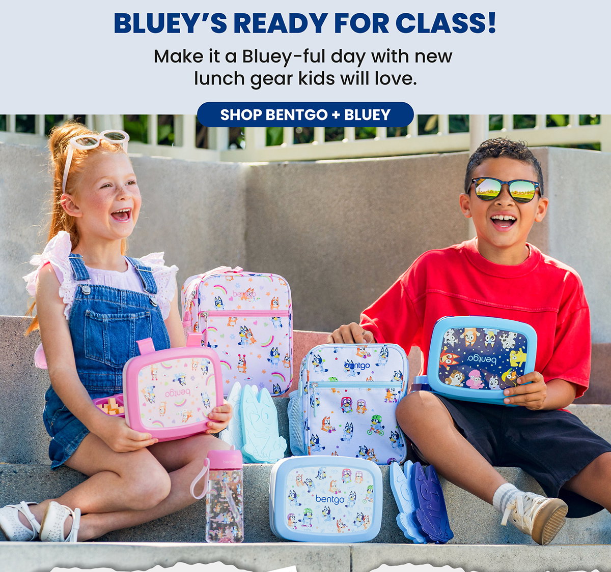 Bluey's Ready For Class! Make It A Bluey-ful Day With New Lunch Gear Kids Will Love. - Shop Bentgo + Bluey