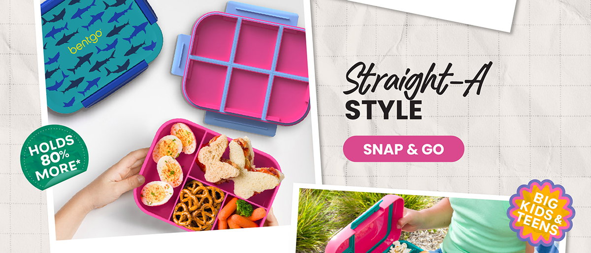 Straight-A Style - Snap & Go | Holds 80% More