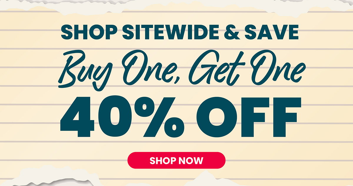 Shop SItewide & Save BOGO 40% Off - Shop Now