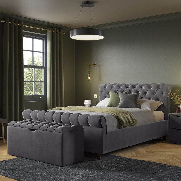 Penelope UpholsteredOttoman Bed Frame