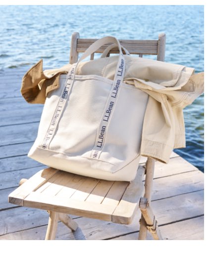 Boat and Tote, L.L.Bean Logo
