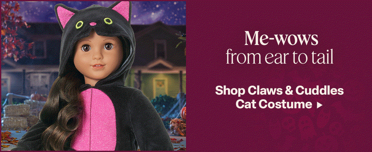 Me-wows from ear to tail.Shop Claws & Cuddles Cat Costume