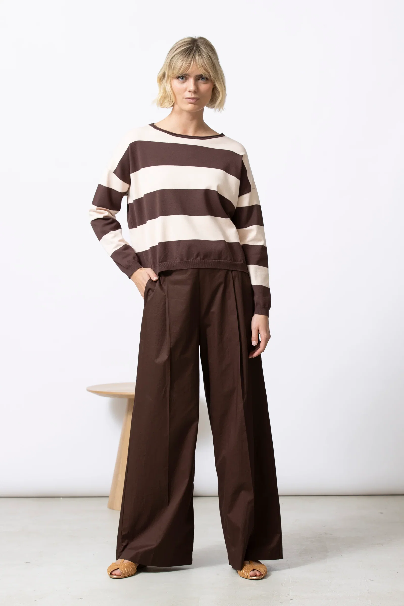Image of RITCH bruine broek